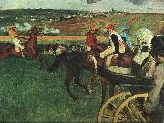 At the Races, Edgar Degas